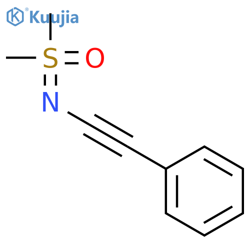 Sulfoximine, S,S-dimethyl-N-(phenylethynyl)- structure