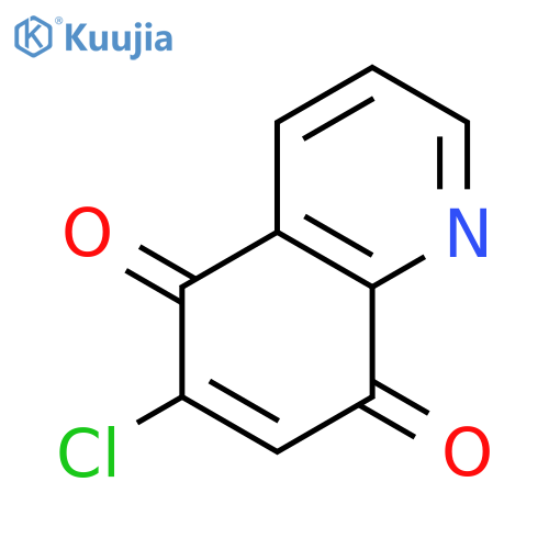 5,8-QUINOLINEDIONE, 6-CHLORO- structure