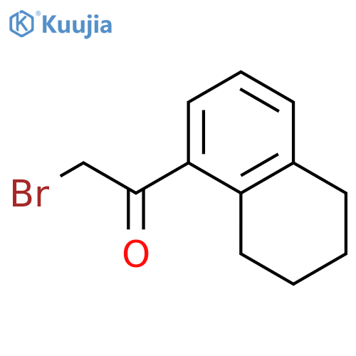 ETHANONE, 2-BROMO-1-(5,6,7,8-TETRAHYDRO-1-NAPHTHALENYL)- structure