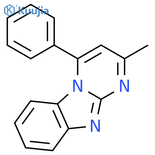 Pyrimido[1,2-a]benzimidazole, 2-methyl-4-phenyl- structure