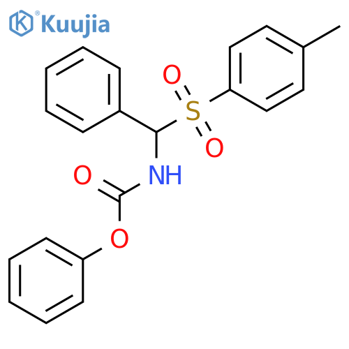 Carbamic acid, [[(4-methylphenyl)sulfonyl]phenylmethyl]-, phenyl ester structure