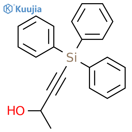 3-BUTYN-2-OL, 4-(TRIPHENYLSILYL)- structure