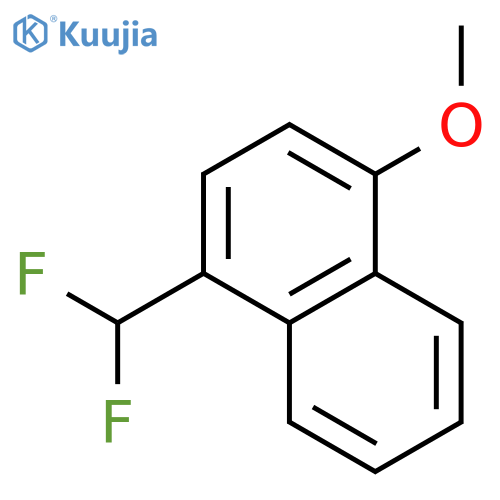 NAPHTHALENE, 1-(DIFLUOROMETHYL)-4-METHOXY- structure