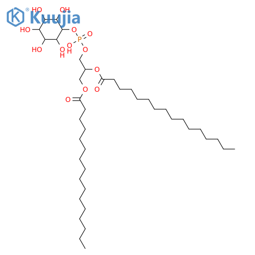 3-Phosphatidylinositol; Glycerol 1,2-dihexadecanoate 3-phosphoinositol structure