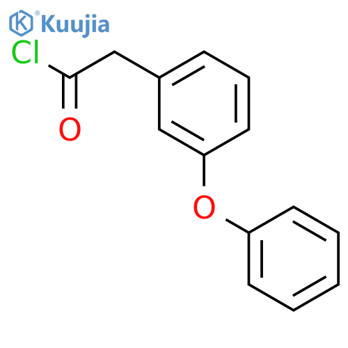 BENZENEACETYL CHLORIDE, 3-PHENOXY- structure