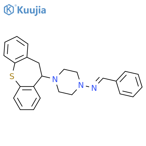 1-Piperazinamine,4-(10,11-dihydrodibenzo[b,f]thiepin-10-yl)-N-(phenylmethylene)- structure