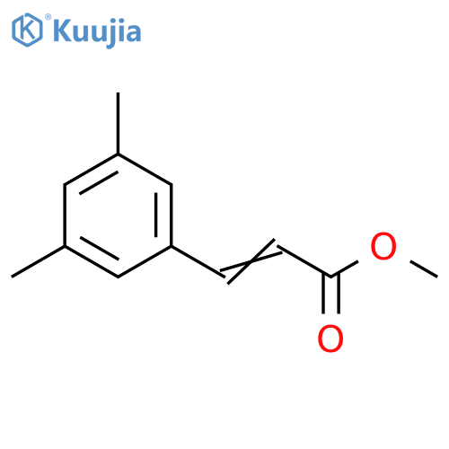 2-Propenoic acid, 3-(3,5-dimethylphenyl)-, methyl ester structure