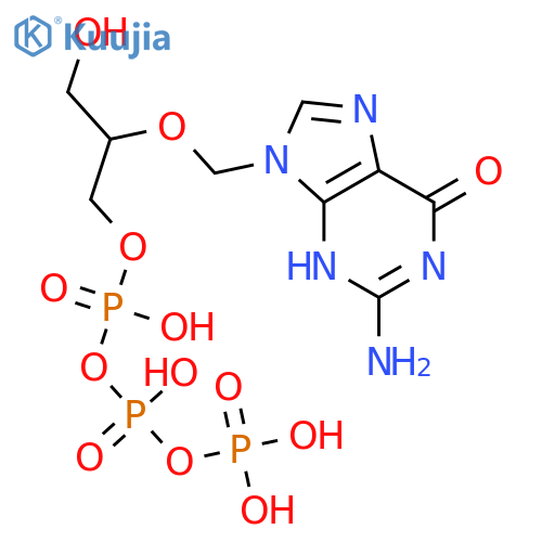 Ganciclovir Triphosphate Triethylamine Salt structure