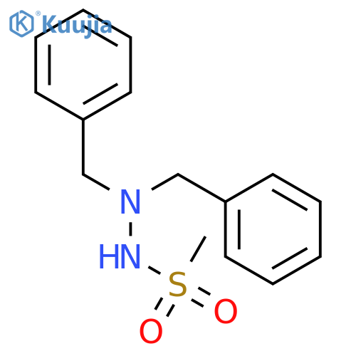 METHANESULFONIC ACID, 2,2-BIS(PHENYLMETHYL)HYDRAZIDE structure