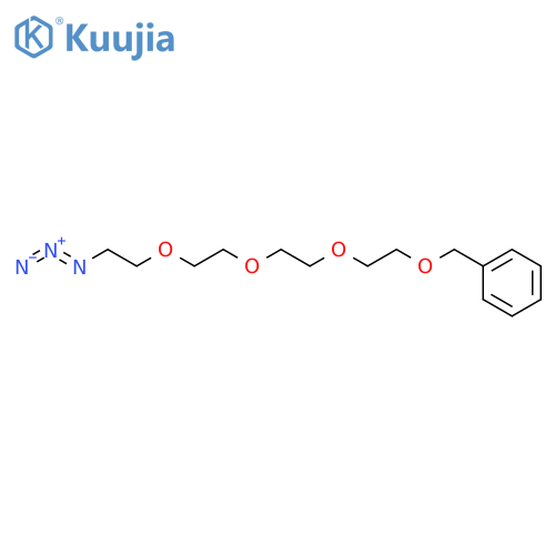 2,5,8,11-Tetraoxatridecane, 13-azido-1-phenyl- structure