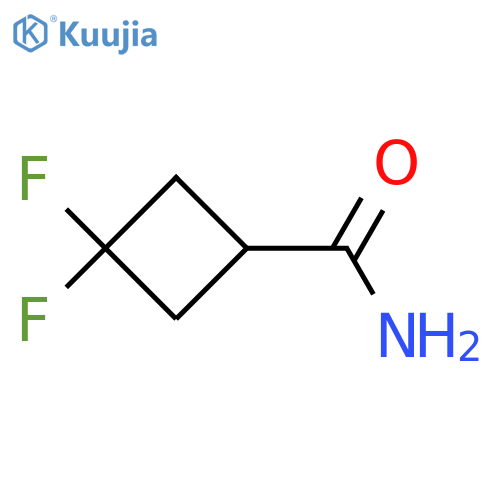 3,3-difluorocyclobutane-1-carboxamide structure