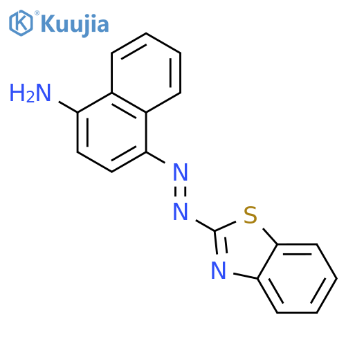 1-Naphthalenamine, 4-(2-benzothiazolylazo)- structure