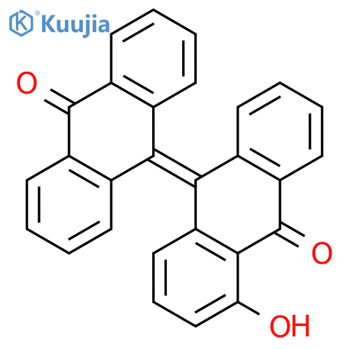9(10H)-Anthracenone, hydroxy-10-(10-oxo-9(10H)-anthracenylidene)- structure