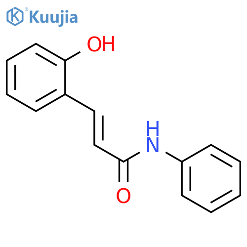 2-PROPENAMIDE, 3-(2-HYDROXYPHENYL)-N-PHENYL-, (E)- structure
