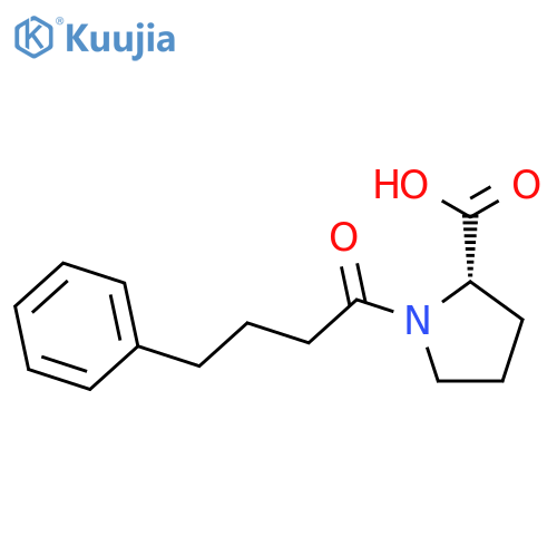 L-Proline, 1-(1-oxo-4-phenylbutyl)- structure
