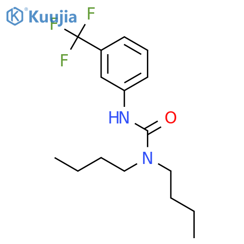 Urea, N,N-dibutyl-N'-[3-(trifluoromethyl)phenyl]- structure