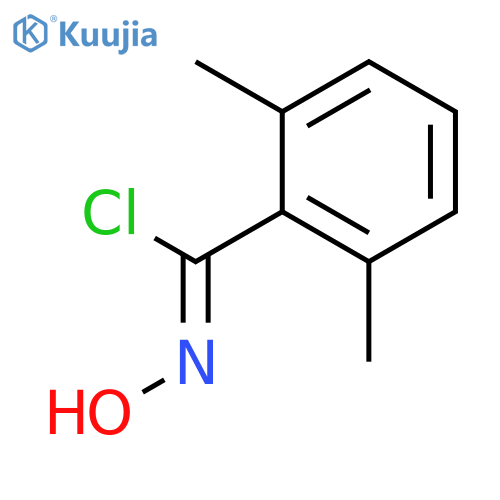 Benzenecarboximidoyl chloride, N-hydroxy-2,6-dimethyl- structure
