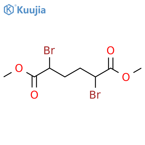 1,6-dimethyl 2,5-dibromohexanedioate structure