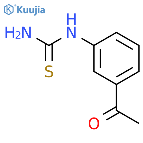 3-Acetylphenylthiourea structure