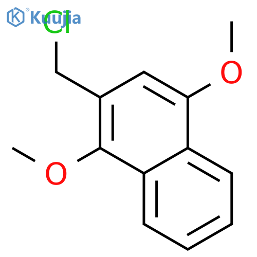 Naphthalene, 2-(chloromethyl)-1,4-dimethoxy- structure