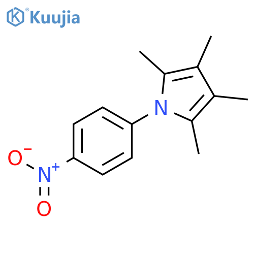 1H-Pyrrole, 2,3,4,5-tetramethyl-1-(4-nitrophenyl)- structure