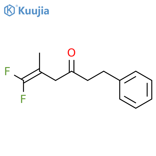 5-HEXEN-3-ONE, 6,6-DIFLUORO-5-METHYL-1-PHENYL- structure