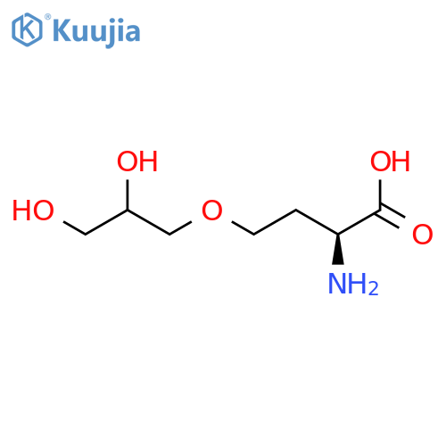 L-Homoserine, O-(2,3-dihydroxypropyl)- structure