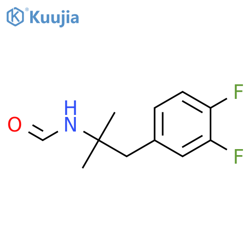 Formamide, N-[2-(3,4-difluorophenyl)-1,1-dimethylethyl]- structure