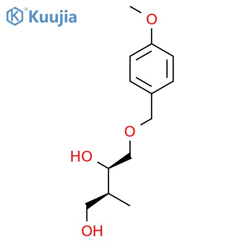 1,3-Butanediol, 4-[(4-methoxyphenyl)methoxy]-2-methyl-, (2S,3R)- structure