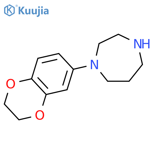 1H-1,4-Diazepine, 1-(2,3-dihydro-1,4-benzodioxin-6-yl)hexahydro- structure