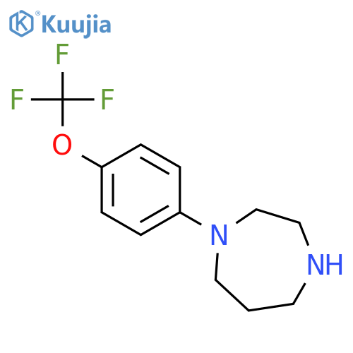 1H-1,4-DIAZEPINE, HEXAHYDRO-1-[4-(TRIFLUOROMETHOXY)PHENYL]- structure