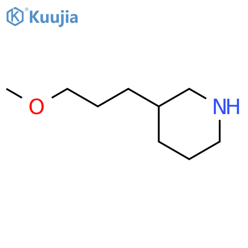 3-(3-Methoxypropyl)piperidine structure