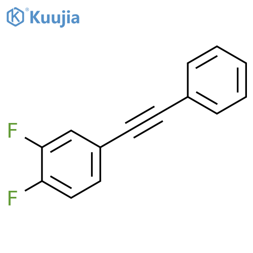 BENZENE, 1,2-DIFLUORO-4-(PHENYLETHYNYL)- structure