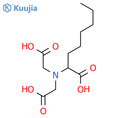 2-[Bis(carboxymethyl)amino]octanoic acid structure