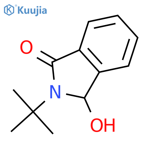 1H-Isoindol-1-one, 2-(1,1-dimethylethyl)-2,3-dihydro-3-hydroxy- structure