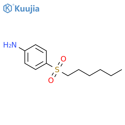 4-(Hexane-1-sulfonyl)aniline structure