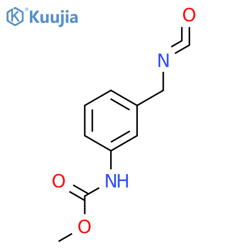 Carbamic acid, (3-isocyanatomethylphenyl)-, methyl ester structure