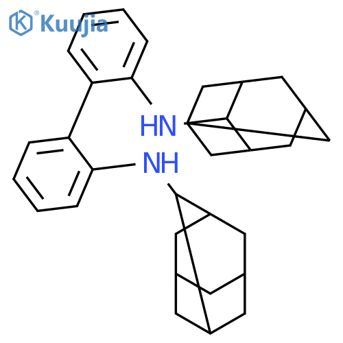 [1,1'-Biphenyl]-2,2'-diamine, N,N'-bistricyclo[3.3.1.13,7]dec-2-yl- structure