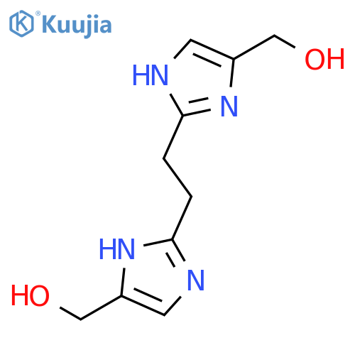 1H-IMIDAZOLE-4-METHANOL, 2,2'-(1,2-ETHANEDIYL)BIS- structure