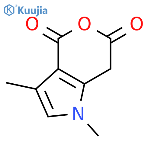 1,3-dimethyl-1H,4H,6H,7H-pyrano4,3-bpyrrole-4,6-dione structure