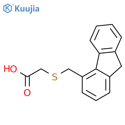 ACETIC ACID, [(9H-FLUOREN-4-YLMETHYL)THIO]- structure