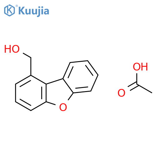 1-DIBENZOFURANMETHANOL, ACETATE structure