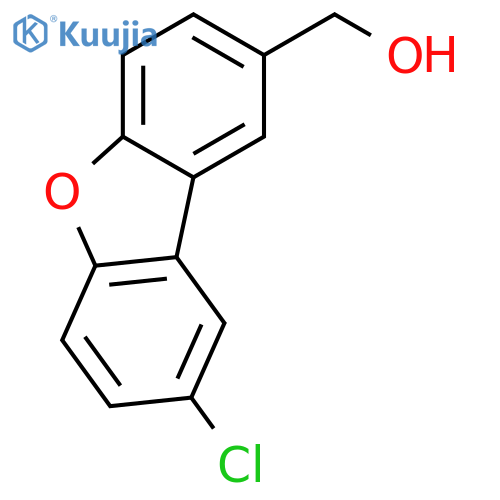 2-DIBENZOFURANMETHANOL, 8-CHLORO- structure