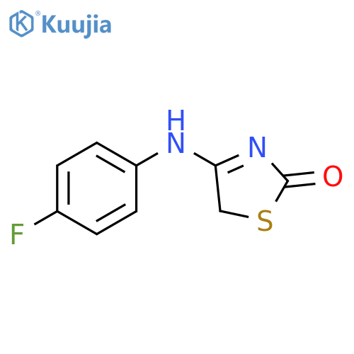 (4Z)-4-(4-fluorophenyl)imino-1,3-thiazolidin-2-one structure