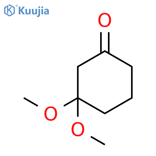 Cyclohexanone, 3,3-dimethoxy- structure