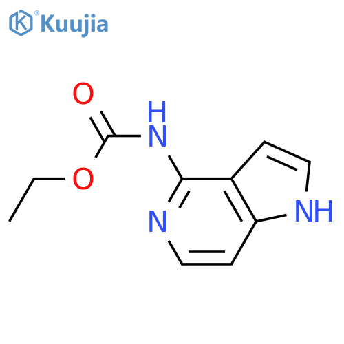 1H-pyrrolo[3,2-c]pyridin-4-yl-Carbamic acid ethyl ester structure