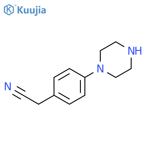 4-(1-piperazinyl)-Benzeneacetonitrile structure
