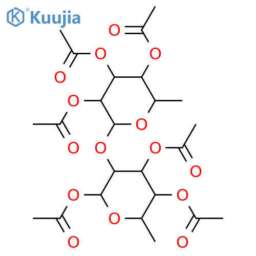 Phyllanthose; α-Pyranose-form, Hexa-Ac structure