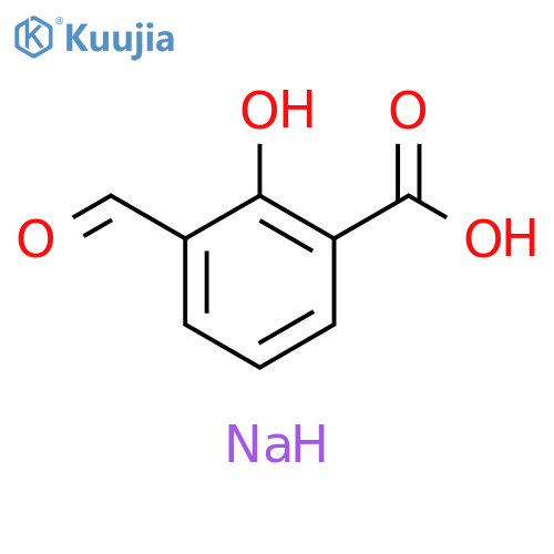sodium 3-formyl-2-hydroxybenzoate structure