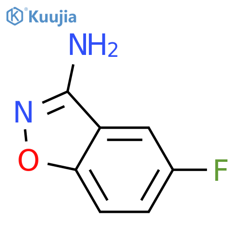 5-Fluorobenzodisoxazol-3-amine structure